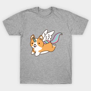 Unicorn Corgi T-Shirt